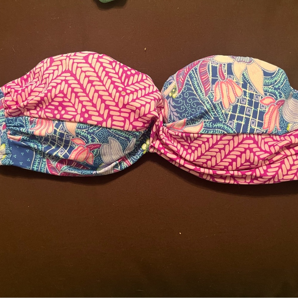 Victoria's Secret Pink and Blue Bikini Top - Picture 1 of 2